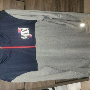 NBA Navy and Red Zip-Up Jacket